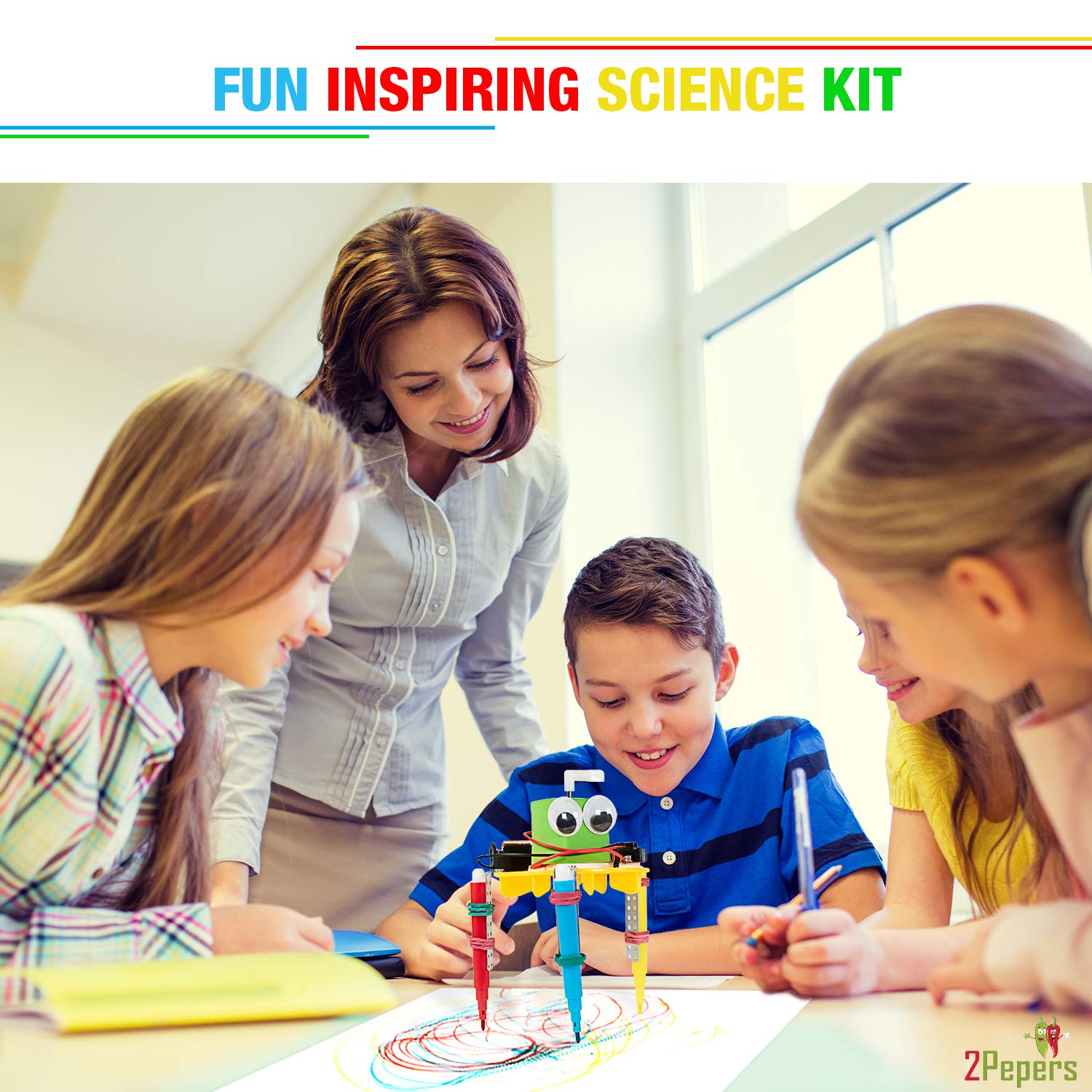 2Pepers kid-friendly screwdriver set included for young builders
