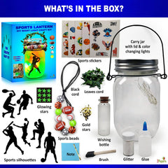 2Pepers Sports beads and decorations let kids personalize their lantern design.