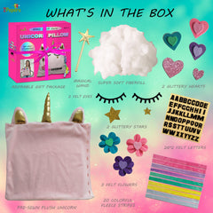 2Pepers Unicorn Pillow Kit felt flowers and decorations spark imaginative room décor