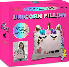 2Pepers Unicorn Pillow Kit packaging shows gift-ready fun for kids