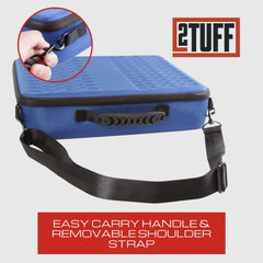 2TUFF carry handle and shoulder strap for easy portability