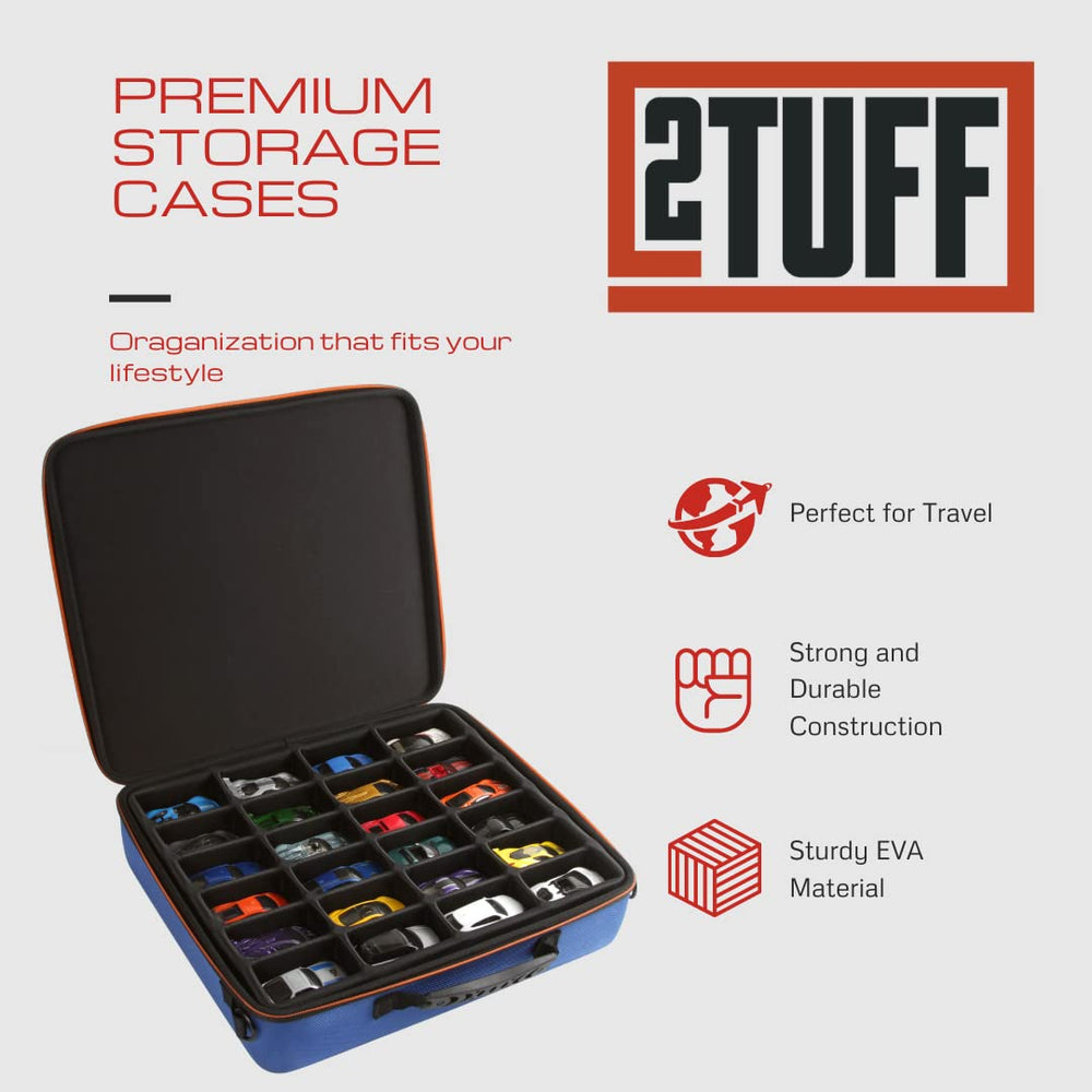 2TUFF storage case interior trays keep cars organized and accessible