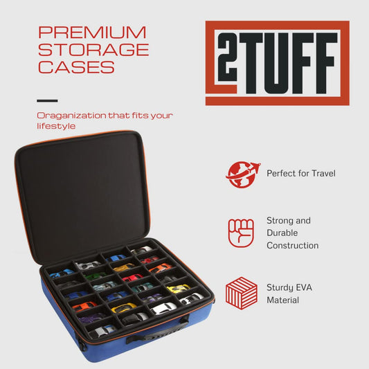 2TUFF storage case interior trays keep cars organized and accessible