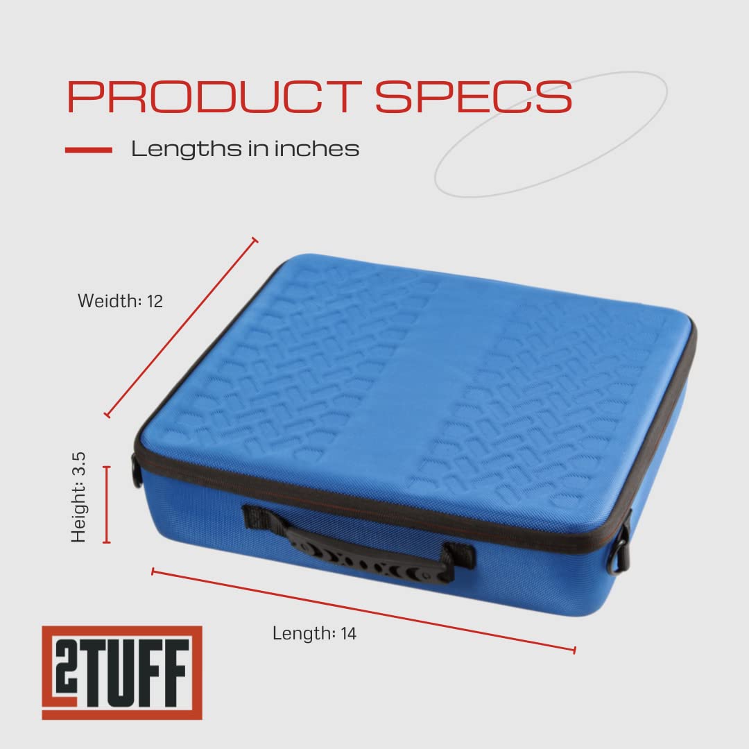 2TUFF case zipper closure ensures secure transport
