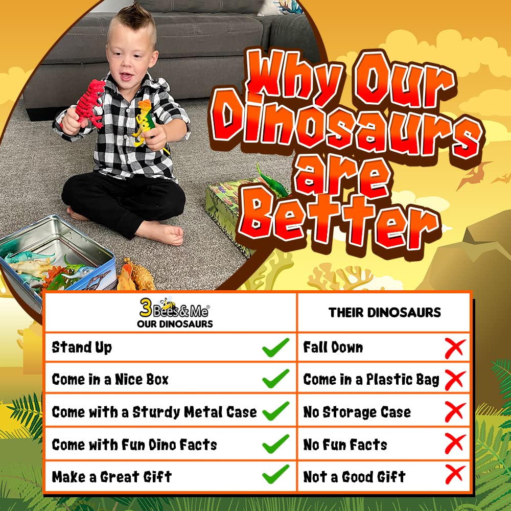 3 Bees & Me dino facts educational toy complements reading and learning