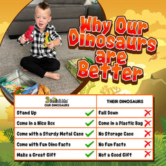 3 Bees & Me dino facts educational toy complements reading and learning