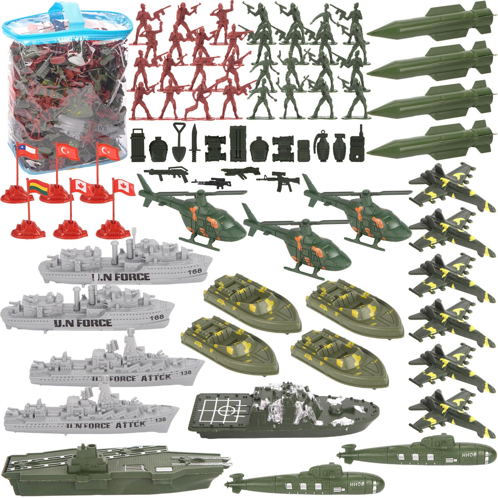 3 otters army men jet figures for dynamic aerial missions and storytelling