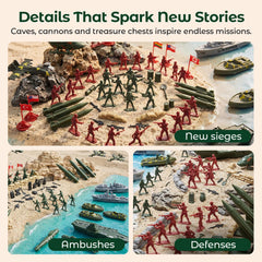 3 otters army men submarine model adding stealth underwater missions
