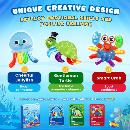 3 Otters Smart Crab image highlighting confidence-building sensory play.