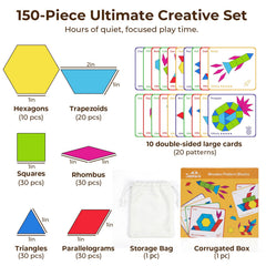 3 otters tangram puzzle activity cards shown for hands-on learning.