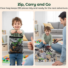 3 otters zipper storage bag: easy cleanup and tidy rooms.