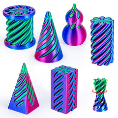 3Dgenius spiral cylinder fidget for calm focus and tactile engagement