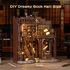 Parts laid out for easy assembly in the 3DVASE Book Nook kit