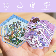 3R TABLET DIY sticker pack 3D scene book page invites mindful journaling and tactile play