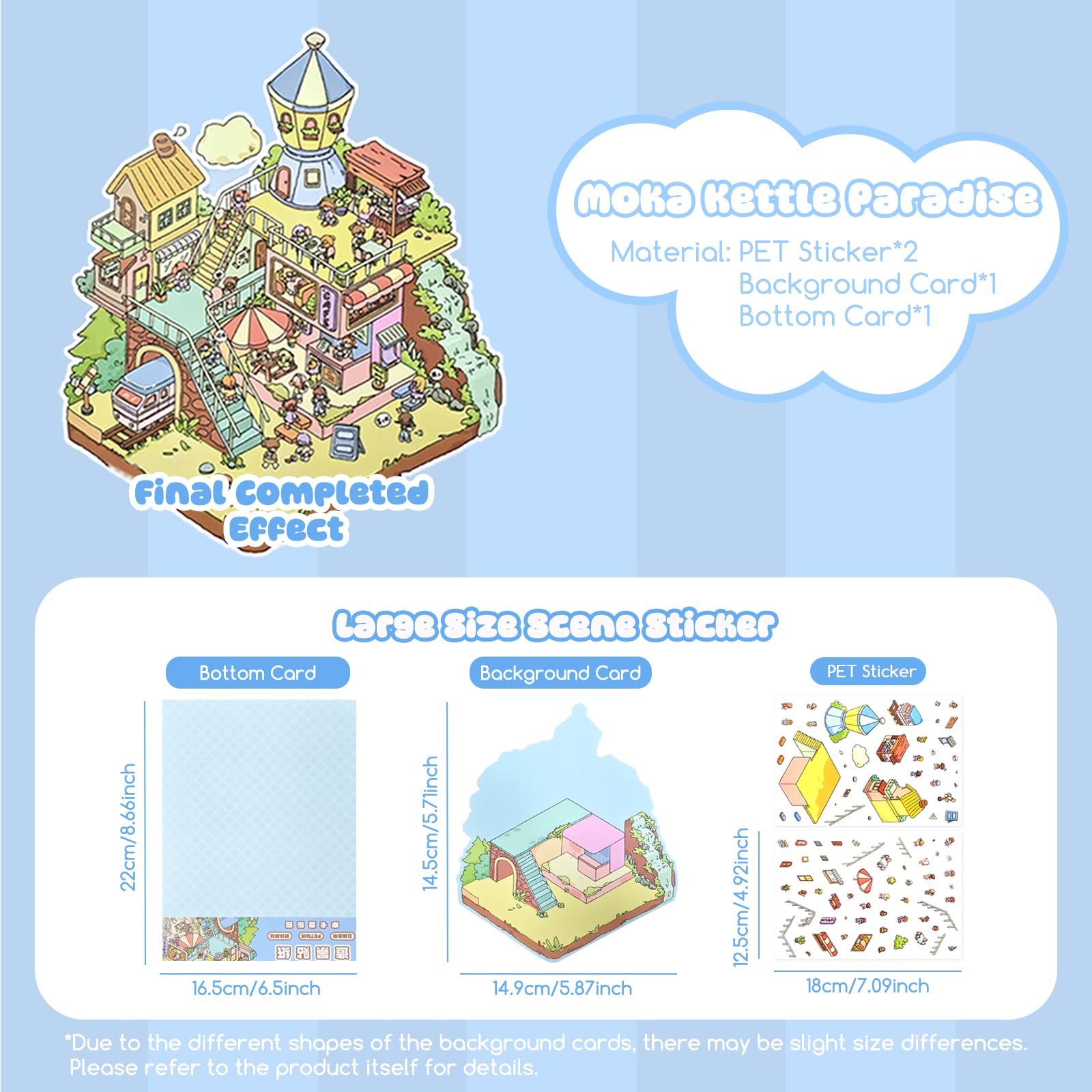 3R TABLET zoo scene stickers invite imaginative storytelling and learning