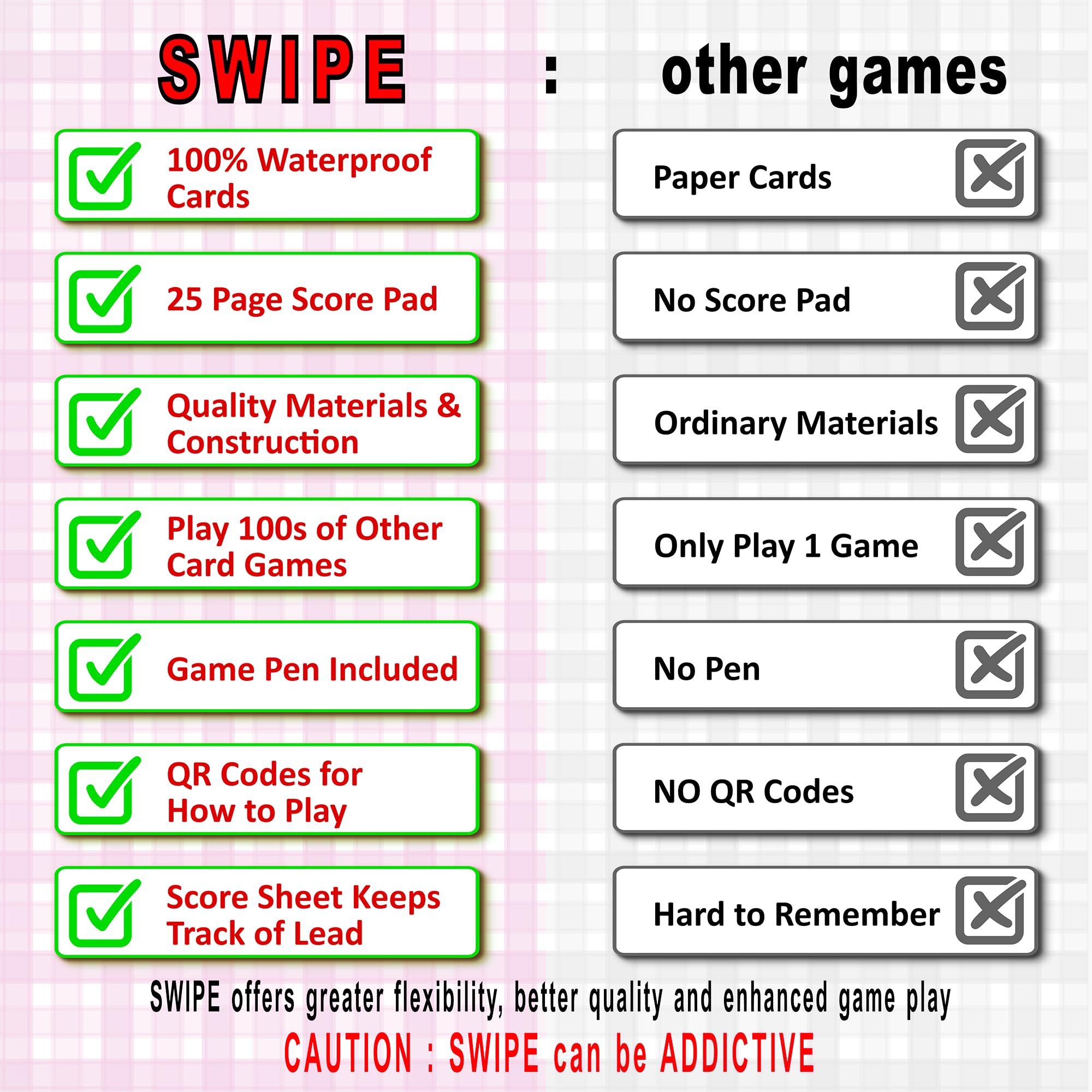 3Z Living PlaySWIPE swipe cards in action fuel lively rounds.