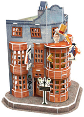 4D Build Diagon Alley interior assembly details for hands-on building