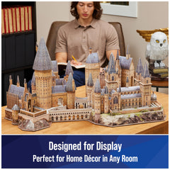 4D Build Hogwarts Castle display frame: ready-to-show model for home decor