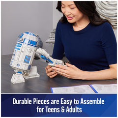 4D Build R2-D2 pieces sheet ready for quick assembly