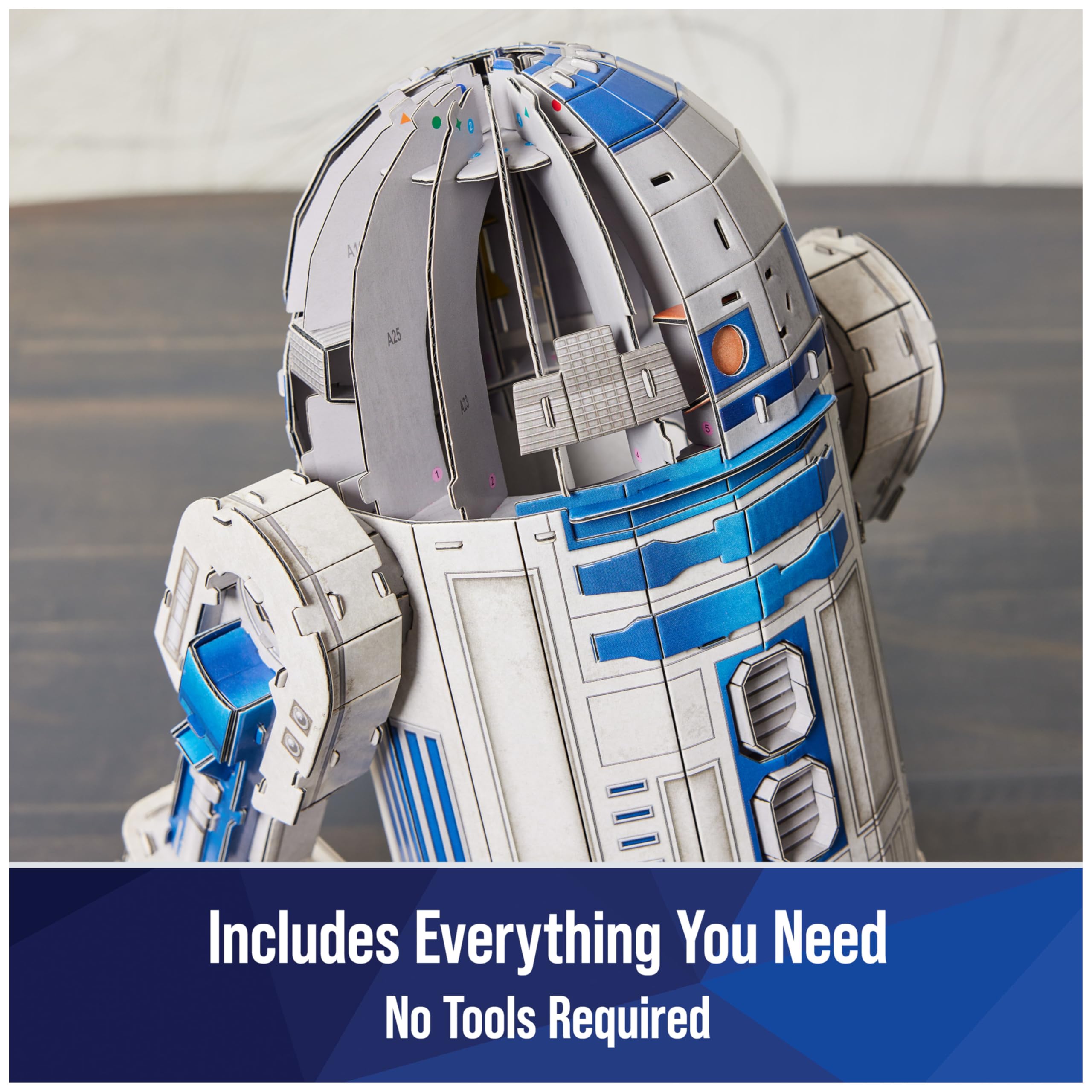 4D Build R2-D2 glue and instructions included
