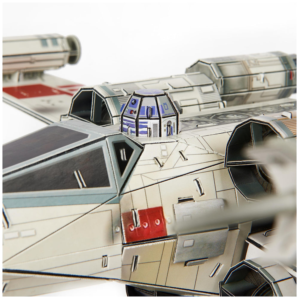 4D Build X-Wing studio desk decor enhances themed rooms