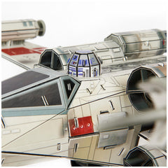 4D Build X-Wing studio desk decor enhances themed rooms