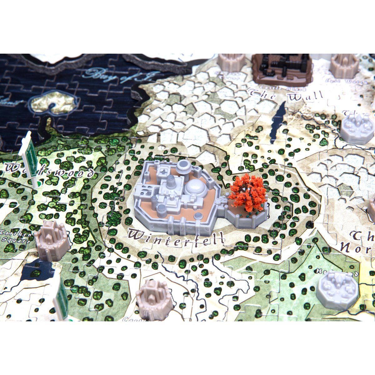 4D Cityscape Westeros Eyrie 3D model with castle features for display.