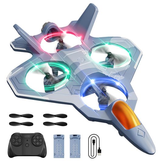 4DRC foam RC airplane in throw-flight mode for quick starts