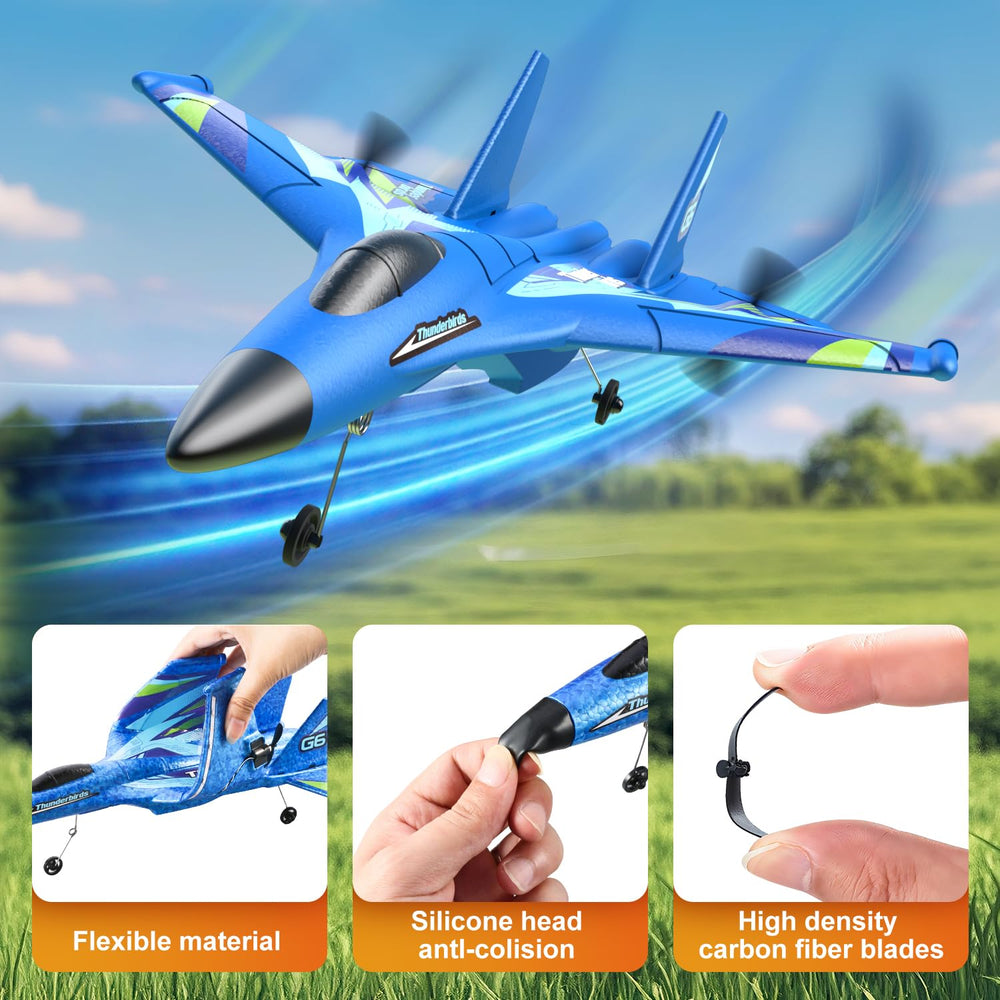 4DRC foam RC plane colorful lights for evening sky show