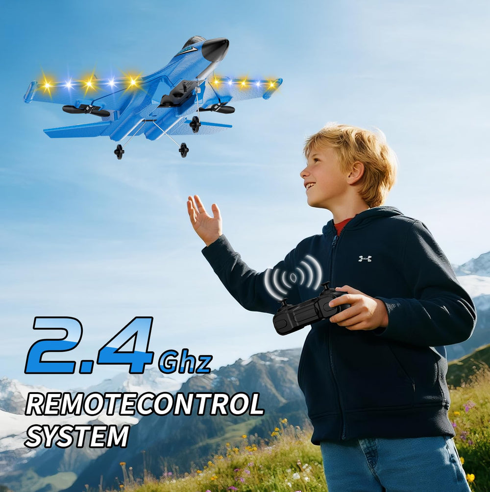 4DRC RC plane hand-launch mode demonstration
