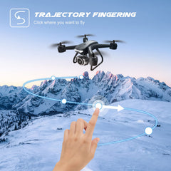4DRC V14 120-degree wide-angle camera captures expansive aerial views.