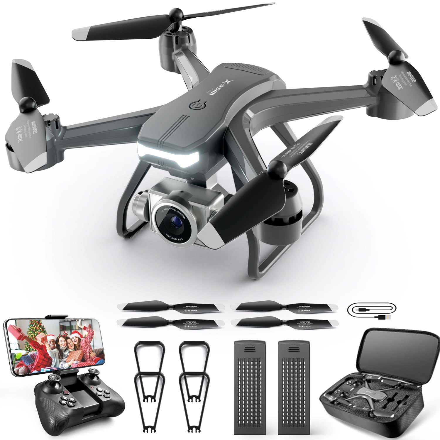 4DRC V14 drone folded for compact travel and easy storage.