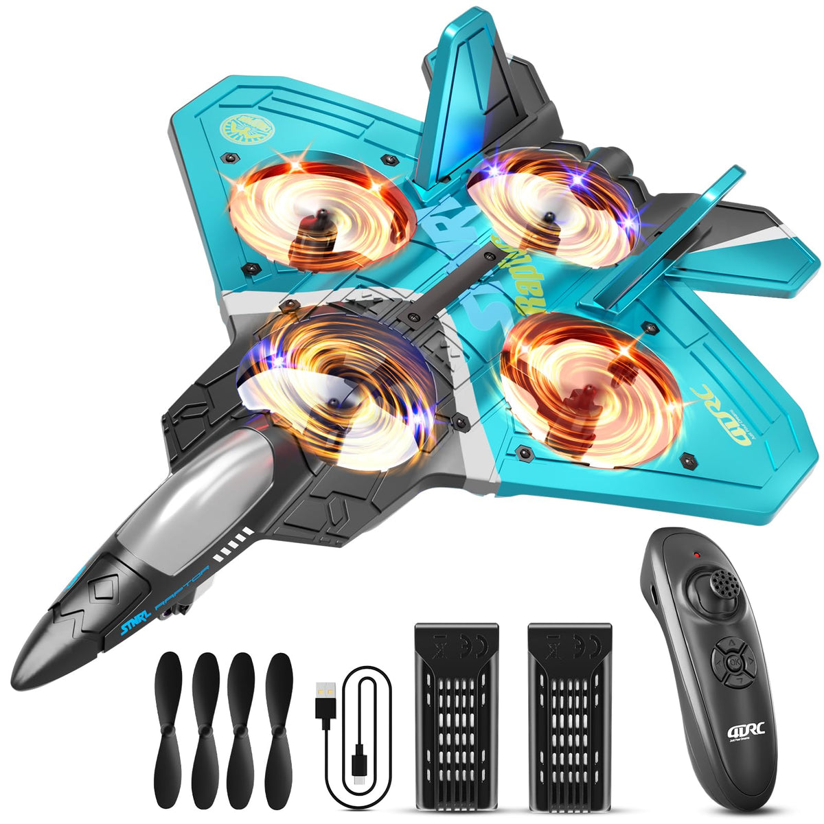 4DRC V17 360° flip action, ideal for practicing daring aerial stunts.