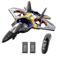 4DRC V17 foam airplane gravity sensing feature in action