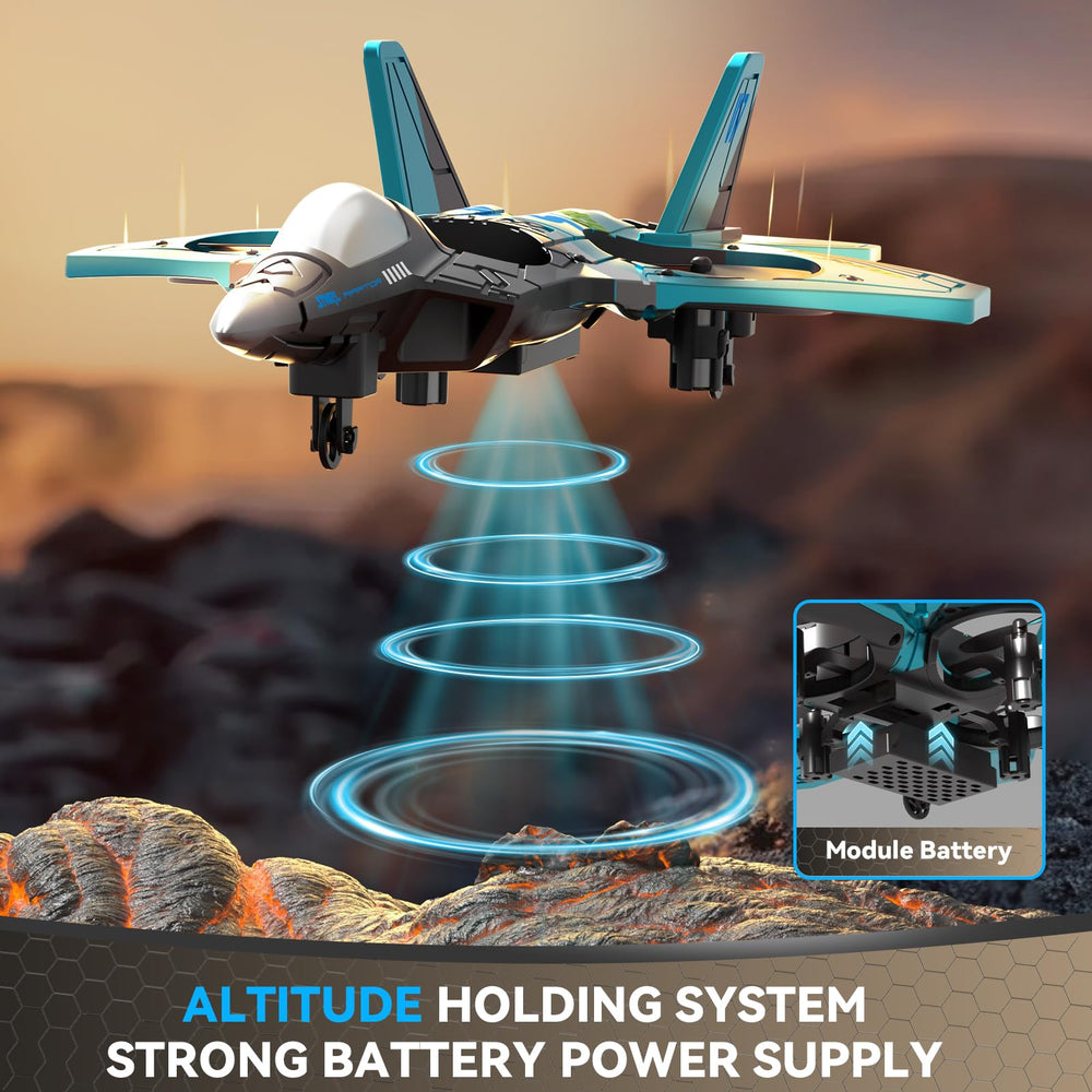 4DRC V17 LED lights illuminate night flights with a magical glow.