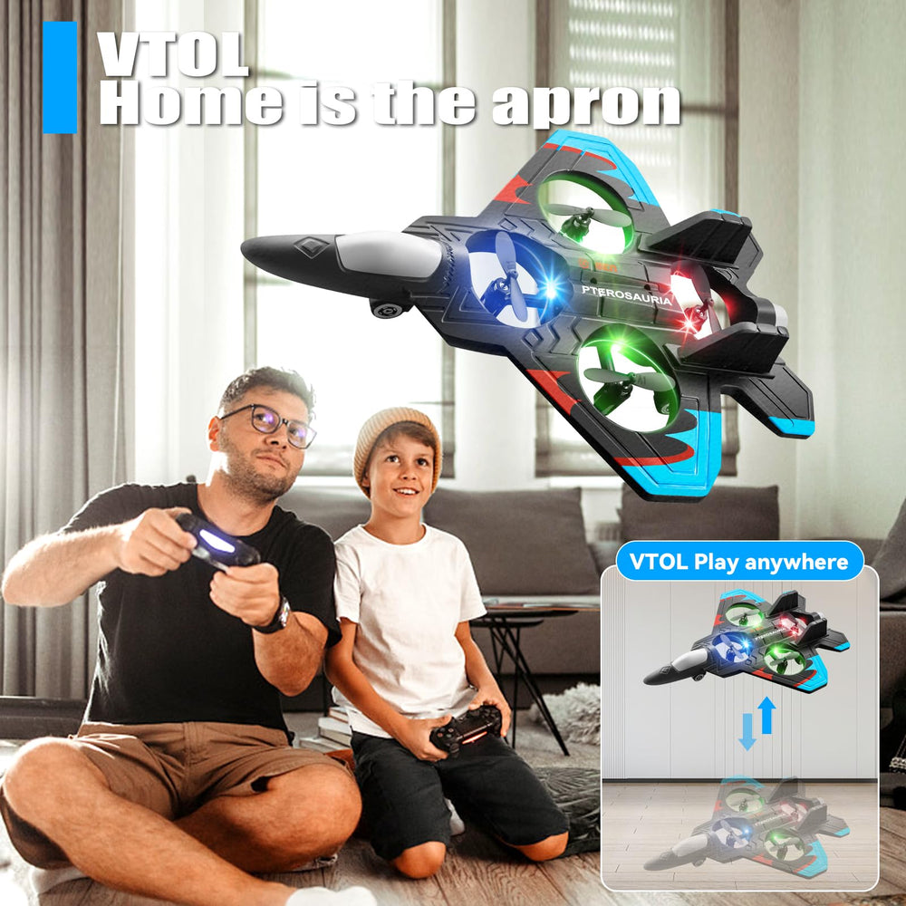 Altitude hold feature assists steady hover for practice flights