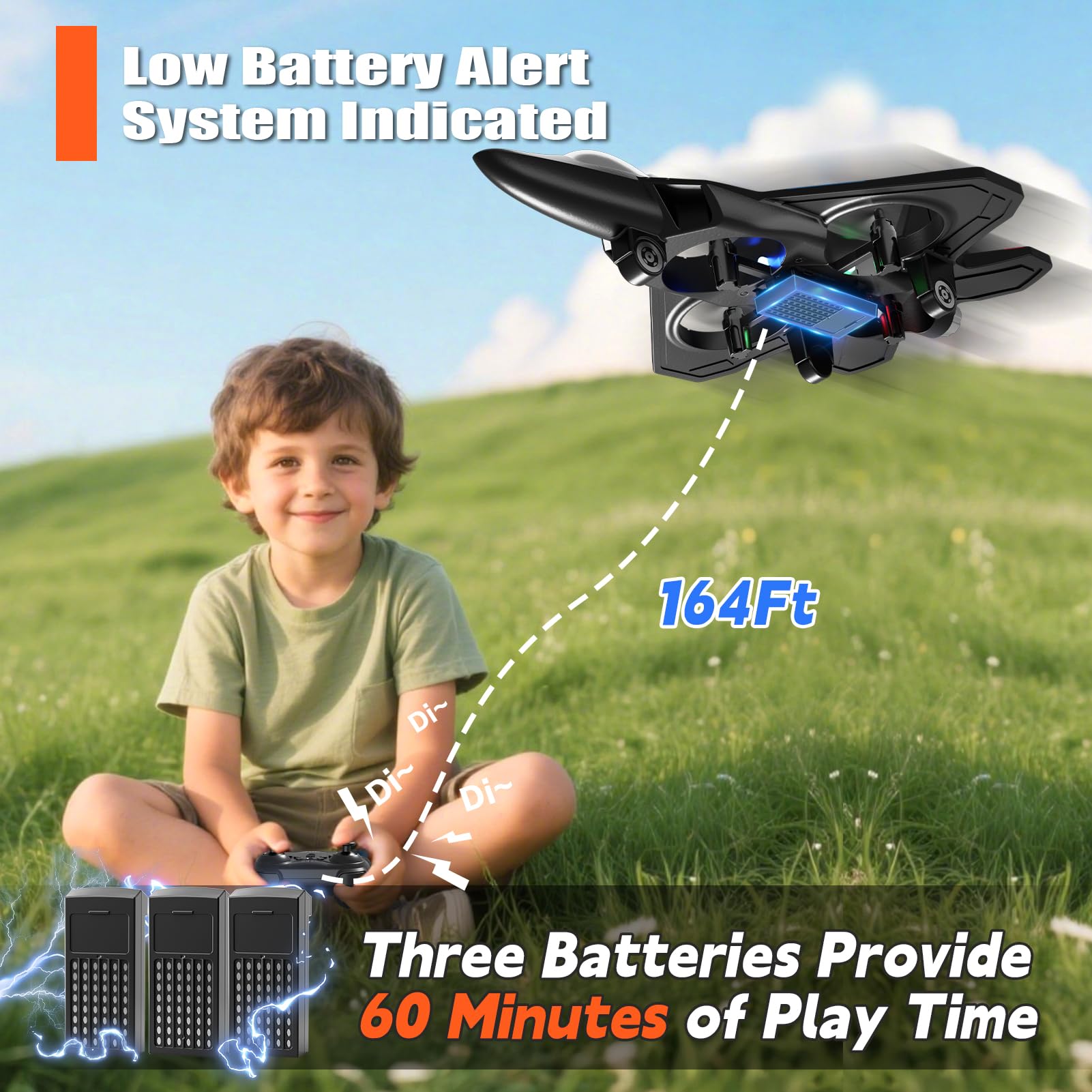 4DRC V32 RC plane arrives ready to fly with no assembly