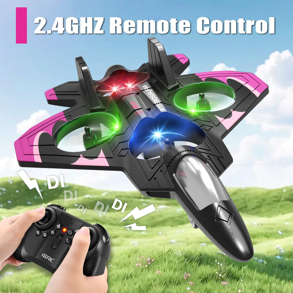 4DRC V32 RC plane one-key takeoff landing simplifies launches.