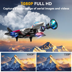 4DRC V39 with protective propeller guards enhances safety during flights.