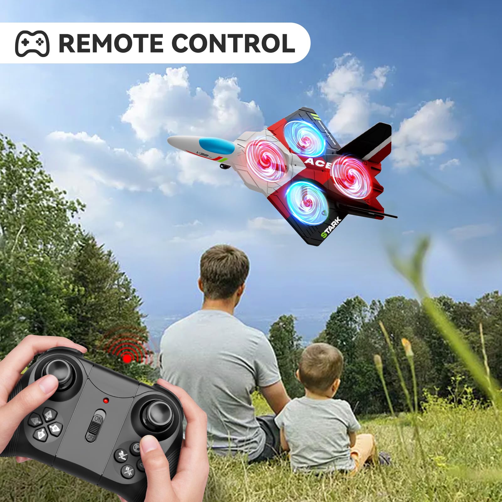 Headless mode keeps controls intuitive for forward-facing flight.