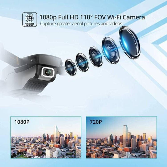 4DRC V4 drone camera tilt 90 degrees for flexible framing