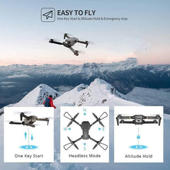 4DRC V4 drone hover stability with optical flow for steady video