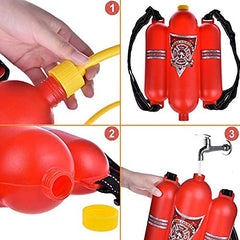 4E's Novelty easy-use water gun with backpack tank for mess-free water fights