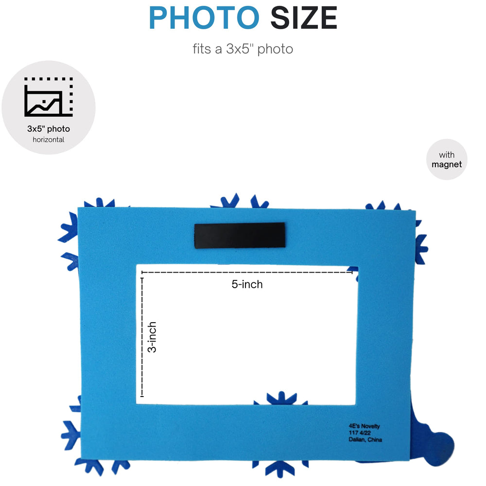 4E's Novelty frame hanging decor fits refrigerators and walls