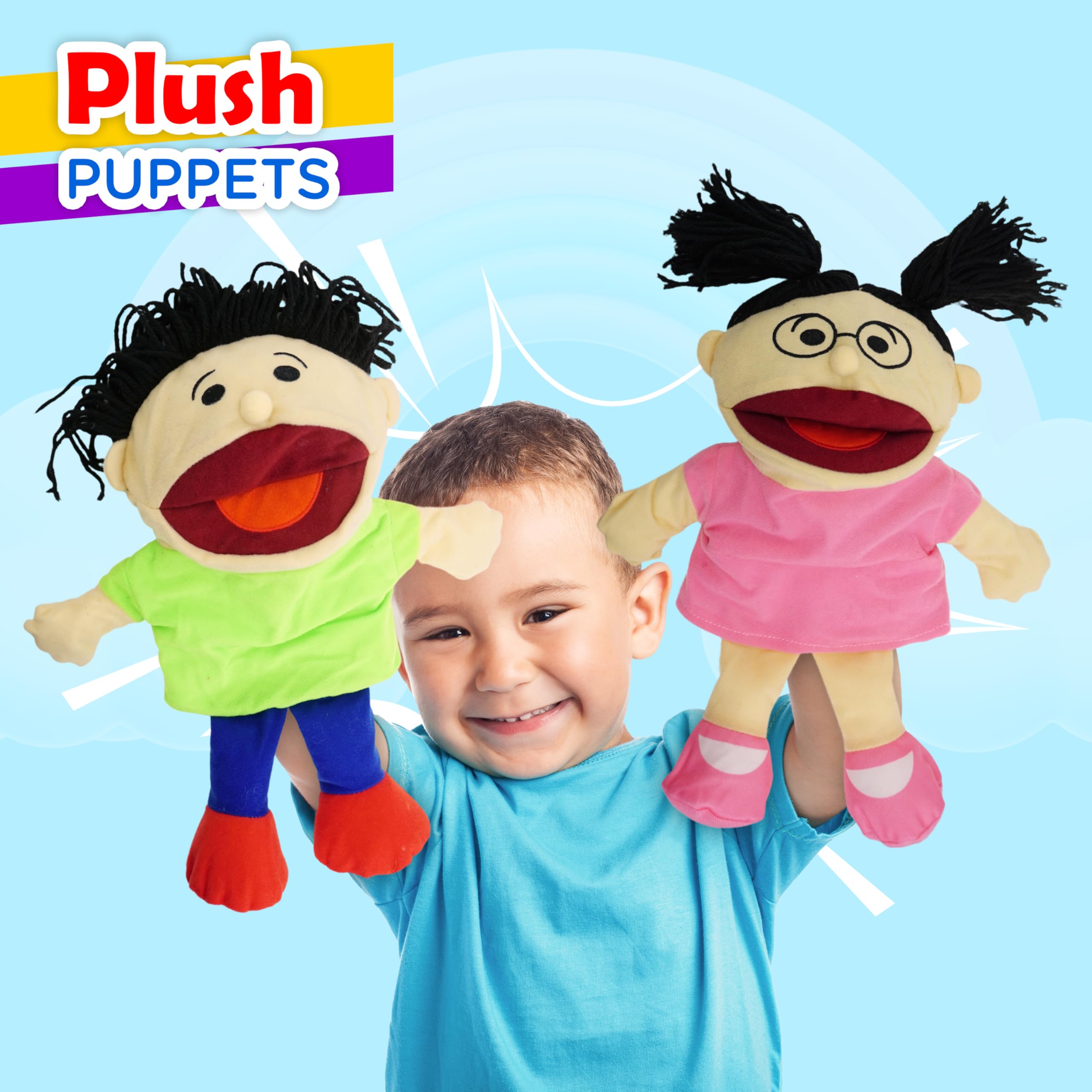 Approximately 14 inches tall 4E's Novelty puppets for group performances
