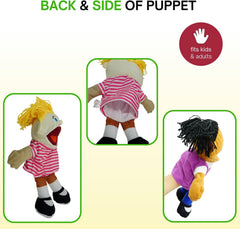 Classroom usage with 4E's Novelty puppets for storytelling and activities