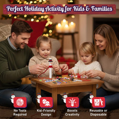4E's Novelty pipe cleaners and hanging cord for secure ornaments