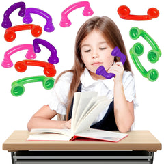 4E's Novelty whisper phones red pack in classroom setting for focused reading practice
