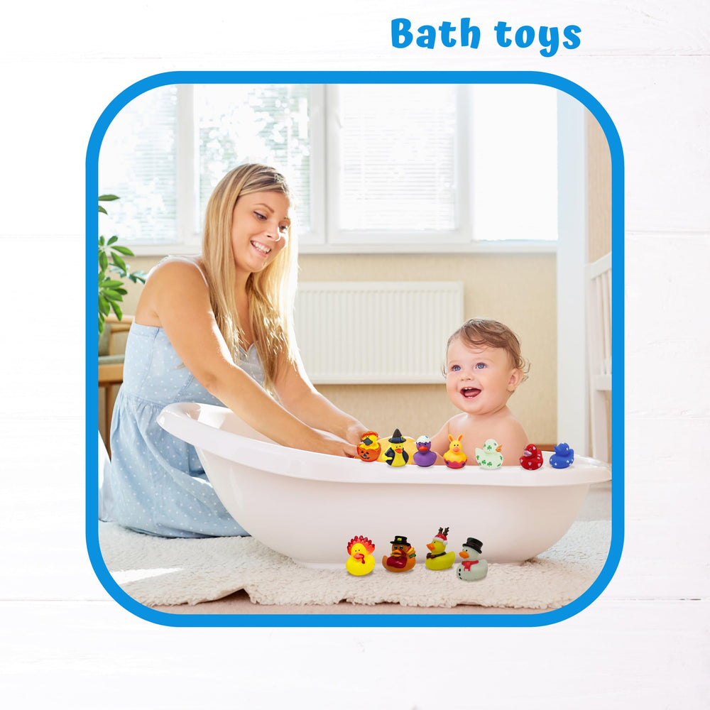 4E's Novelty Shamrock duck bath toy for St Patrick's Day cheer.