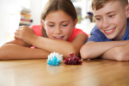 4M crystal-growth-experiment-setup demonstrates hands-on science exploration for kids.